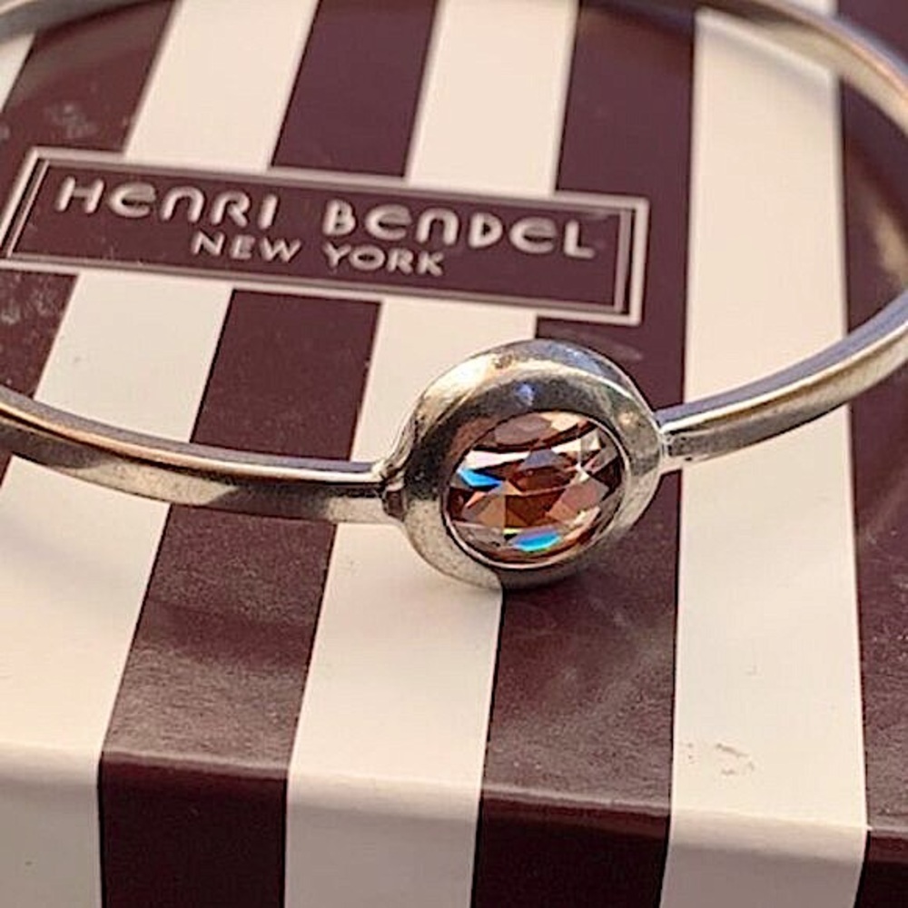 Henri Bendel Silver Tone Bangle Bracalet